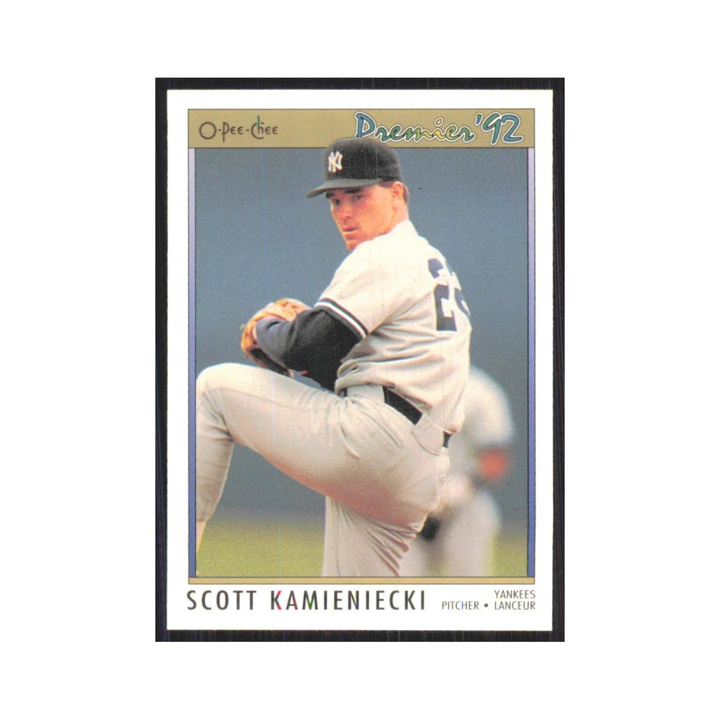 1992 O-Pee-Chee Premier Scott Kamieniecki Yankees #110