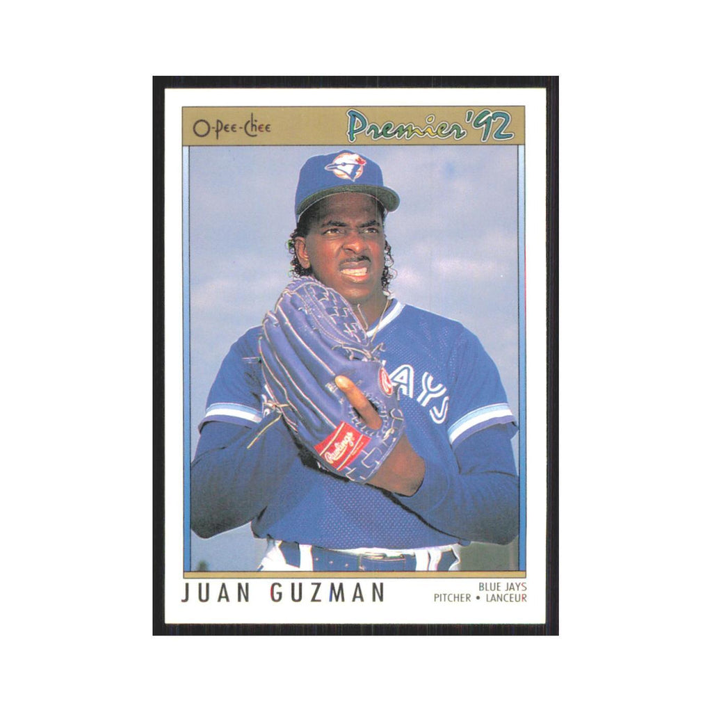 1992 O-Pee-Chee Premier Juan Guzman Blue Jays #168