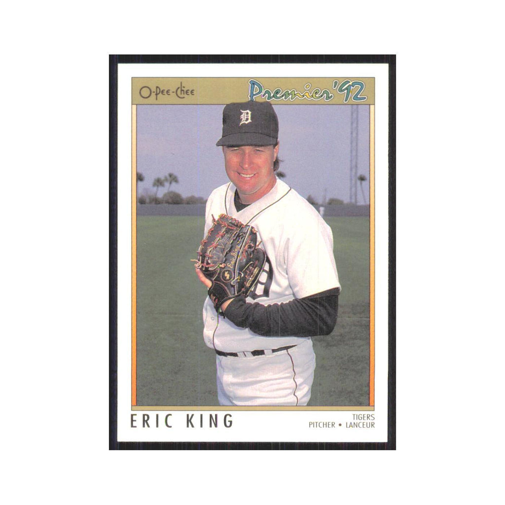 1992 O-Pee-Chee Premier Eric King Tigers #80