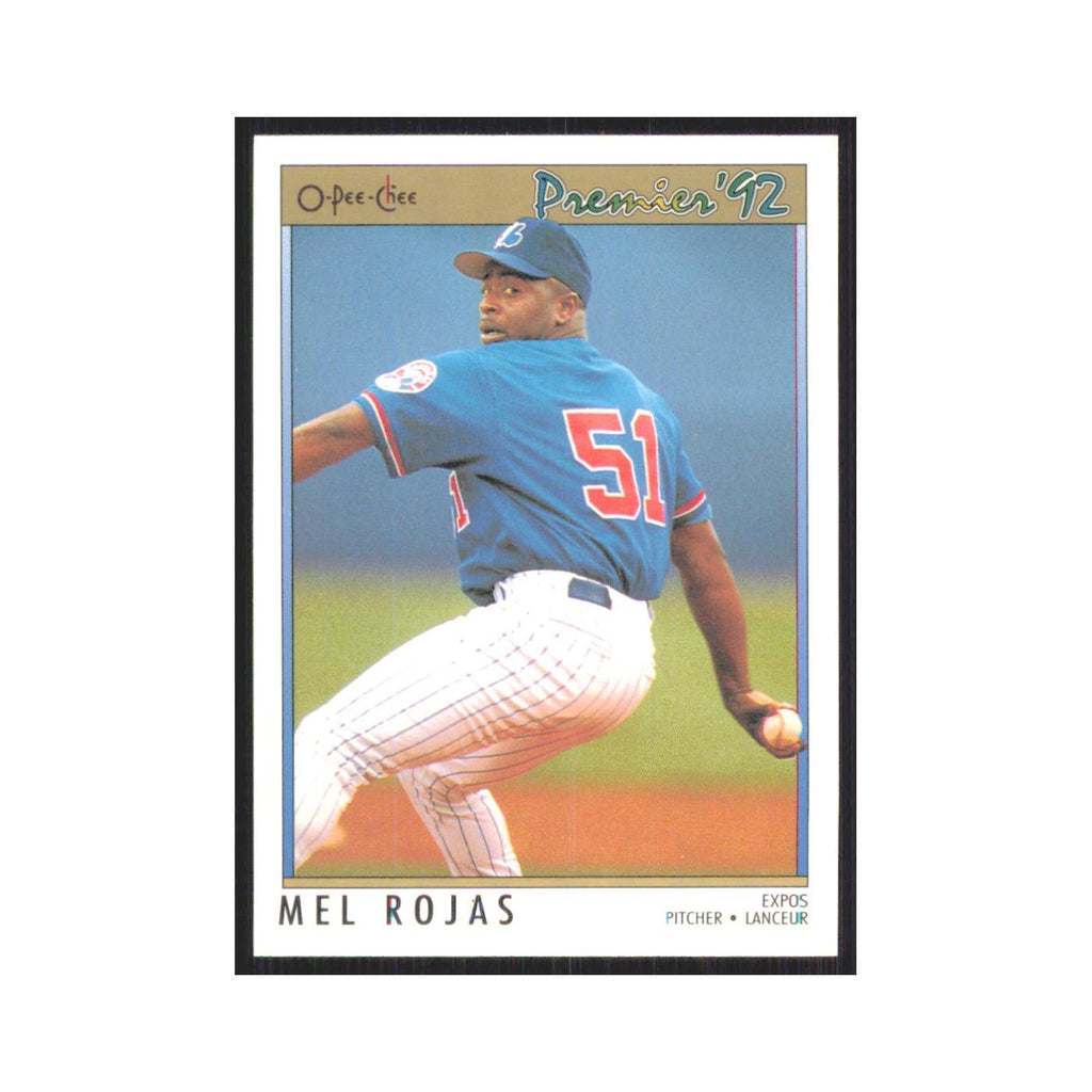 1992 O-Pee-Chee Premier Mel Rojas Montreal Expos #124