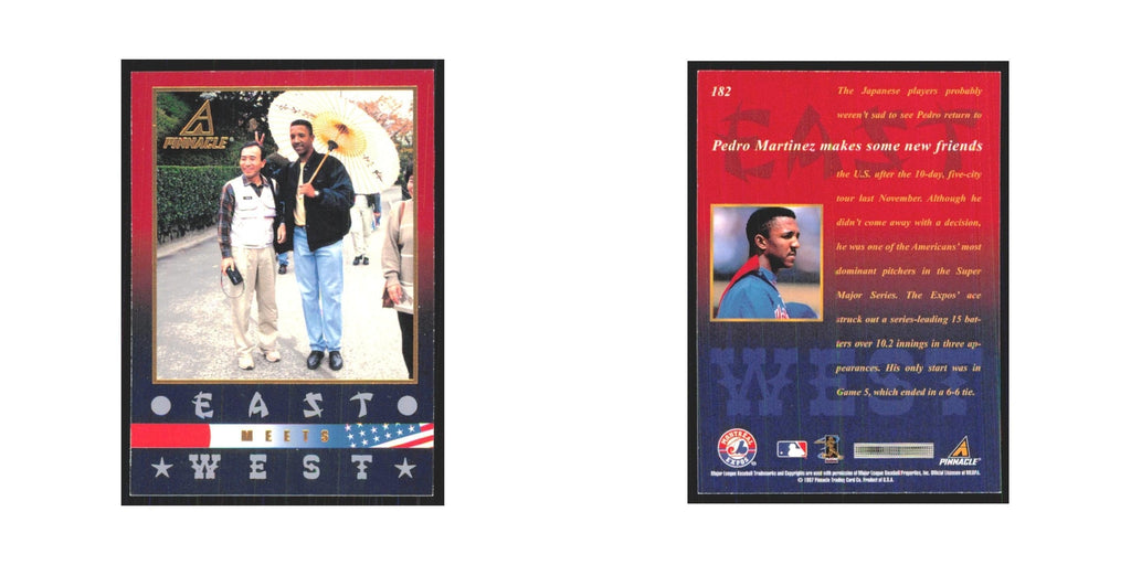 1997 Pinnacle Pedro Martinez Montreal Expos #182