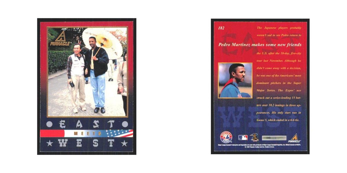 1997 Pinnacle Pedro Martinez Montreal Expos #182
