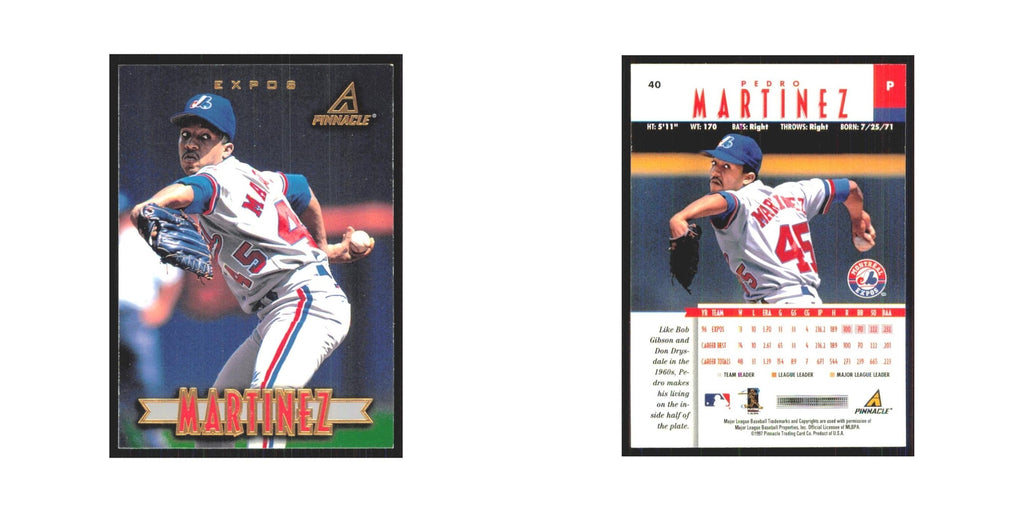 1997 Pinnacle Pedro Martinez Montreal Expos #40