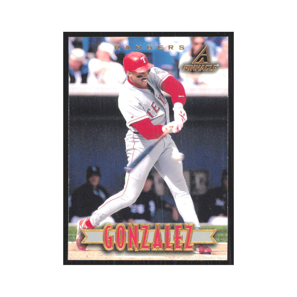 1997 Pinnacle Juan Gonzalez Rangers #68