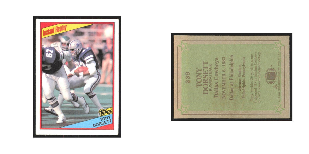 1984 Topps Tony Dorsett Cowboys #239