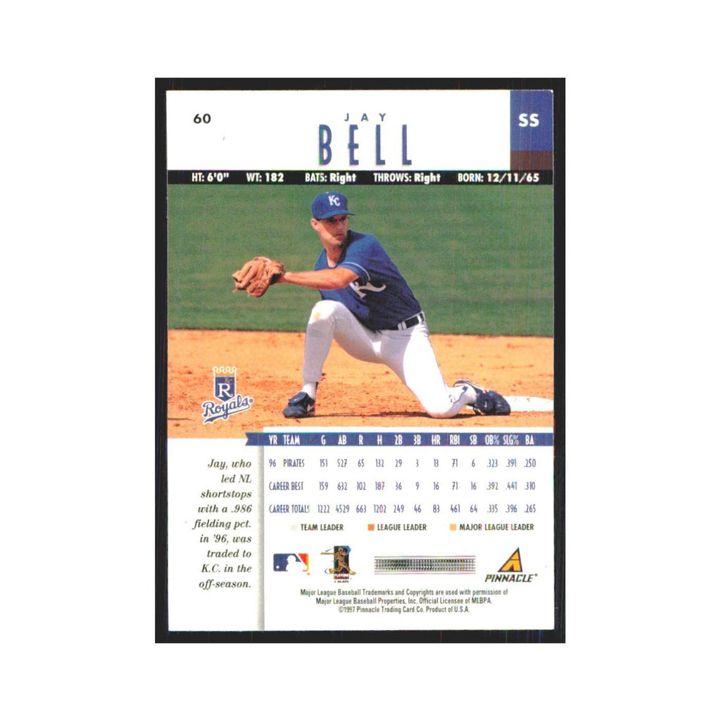 1997 Pinnacle Jay Bell Royals #60