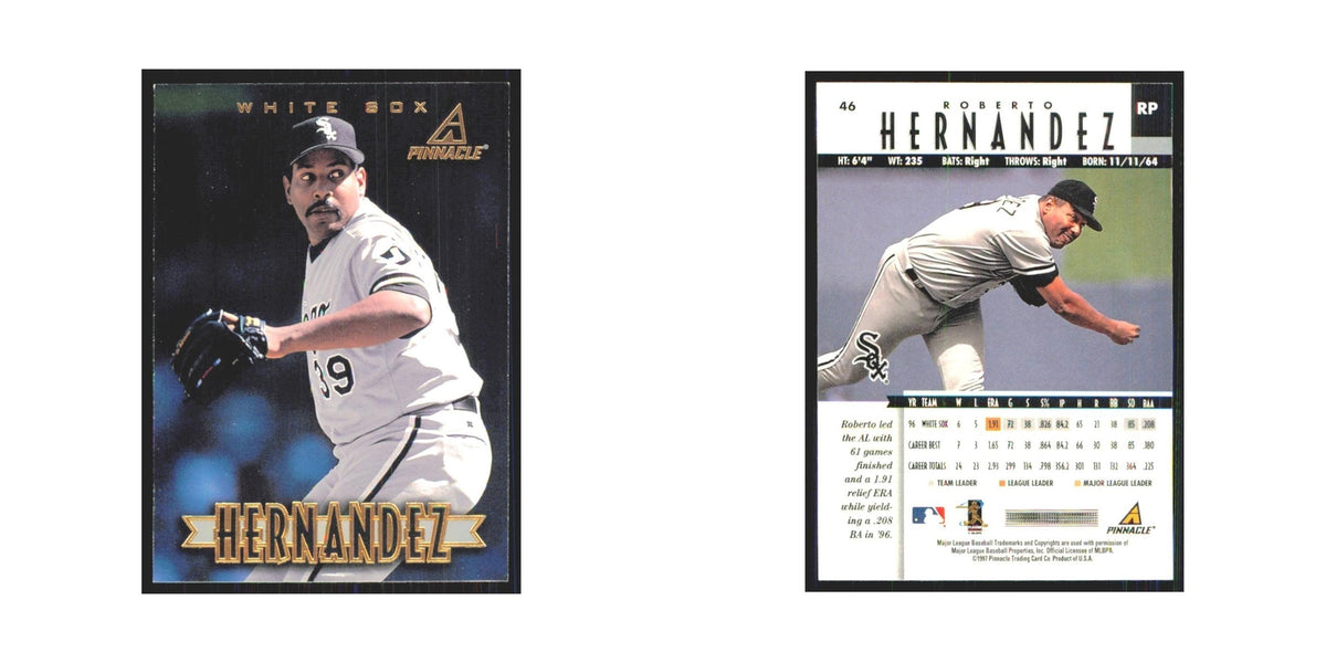 1997 Pinnacle Roberto Hernandez White Sox #46