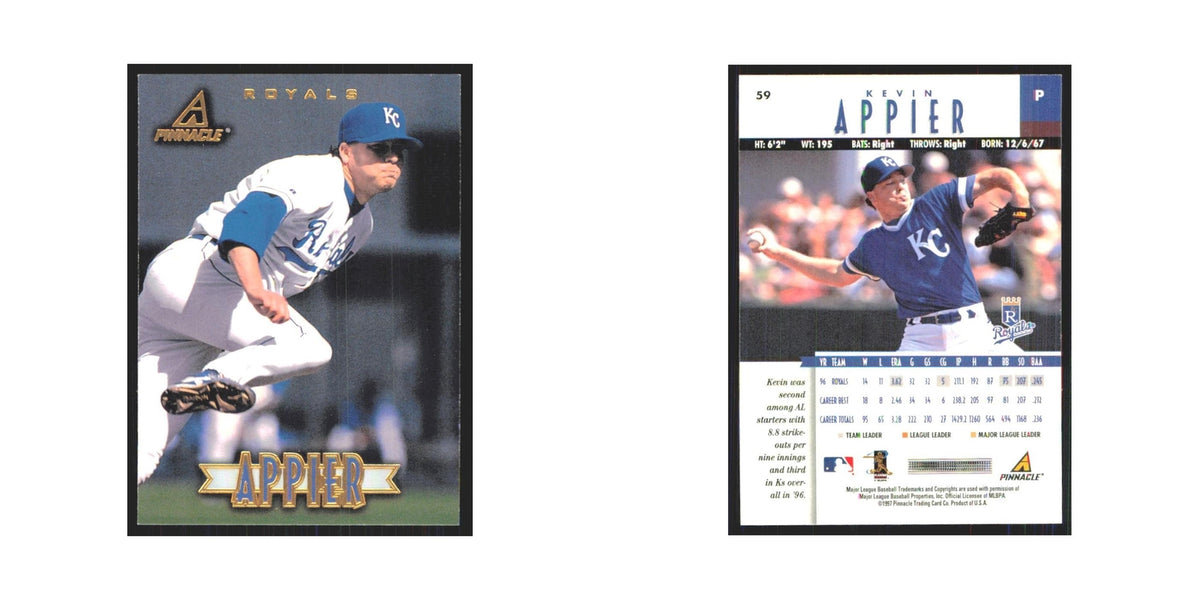 1997 Pinnacle Kevin Appier Royals #59