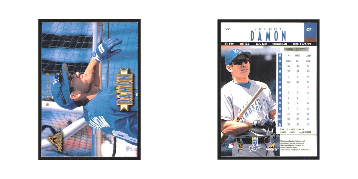 1997 Pinnacle Johnny Damon Royals #97