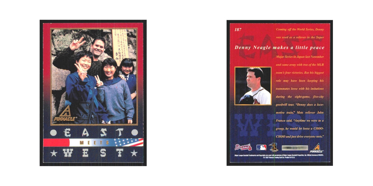 1997 Pinnacle Denny Neagle Braves #187