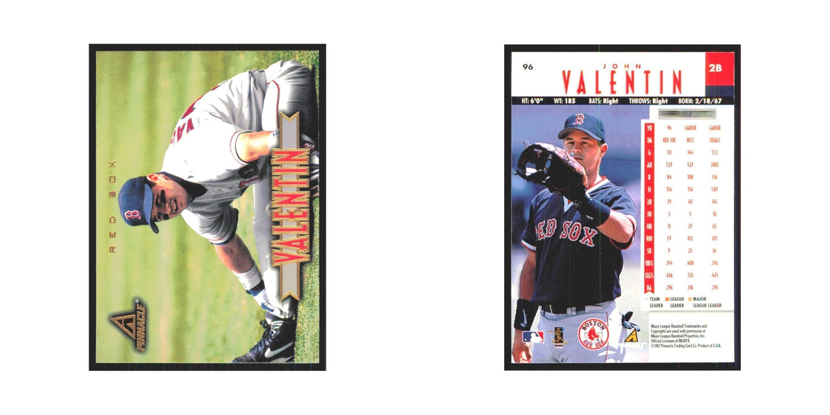 1997 Pinnacle John Valentin Red Sox #96
