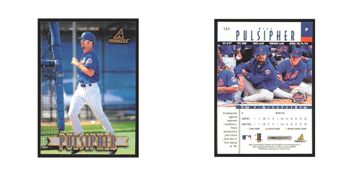 1997 Pinnacle Bill Pulsipher Mets #131