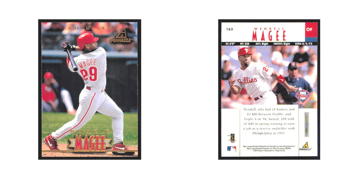 1997 Pinnacle Wendell Magee RC Phillies #163