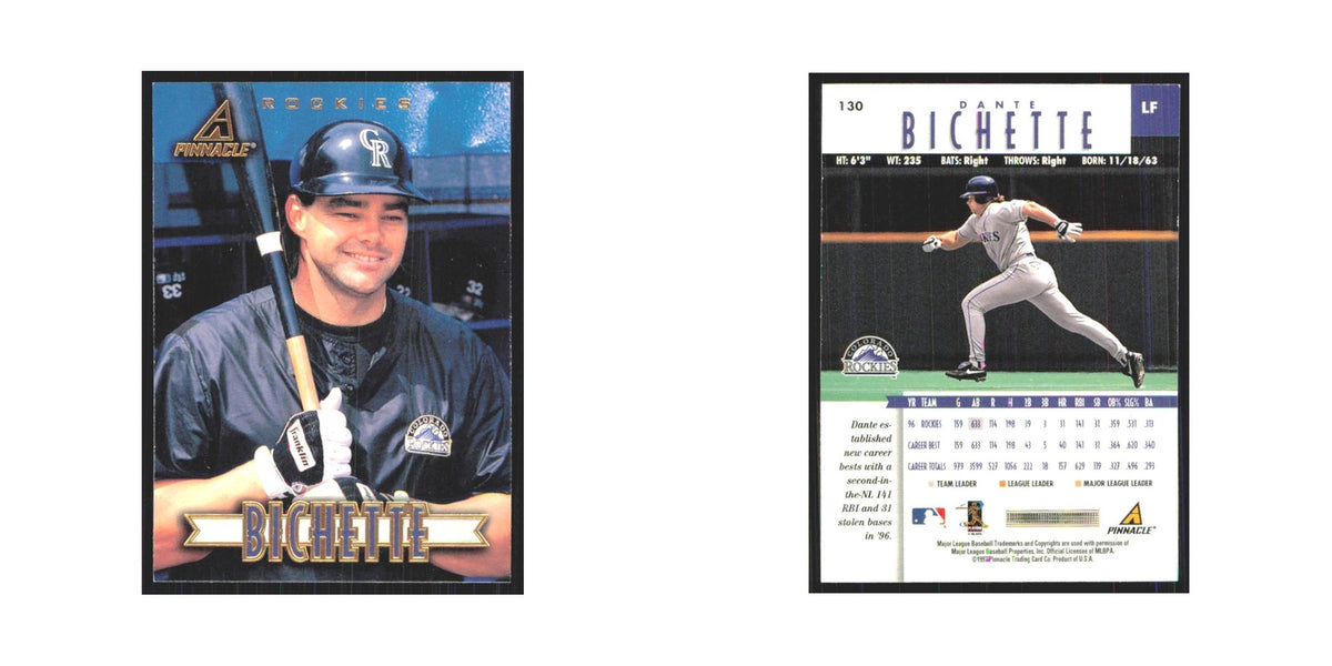 1997 Pinnacle Dante Bichette Rockies #130