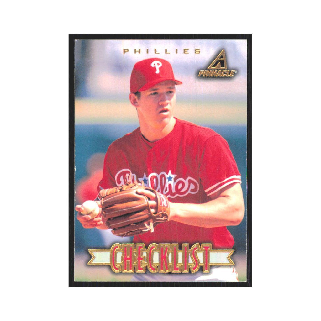 1997 Pinnacle Checklist Phillies #200