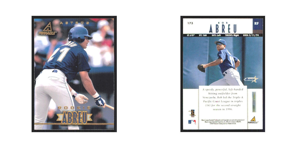 1997 Pinnacle Bobby Abreu RC Astros #173