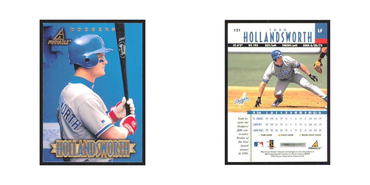 1997 Pinnacle Todd Hollandsworth Dodgers #121