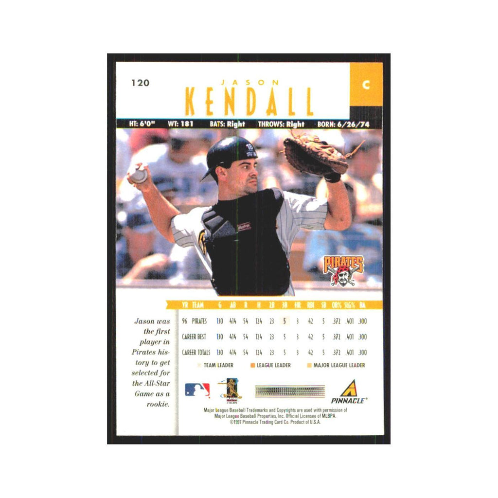 1997 Pinnacle Jason Kendall Pirates #120