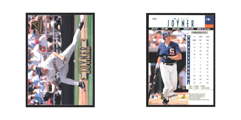 1997 Pinnacle Wally Joyner Padres #105