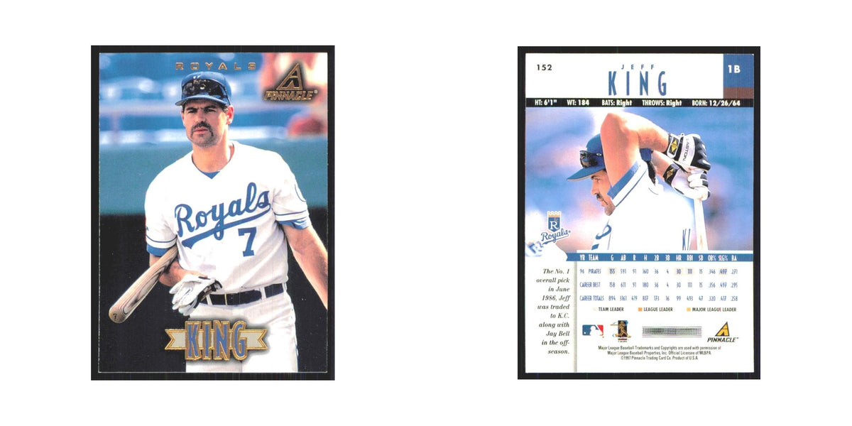 1997 Pinnacle Jeff King Royals #152