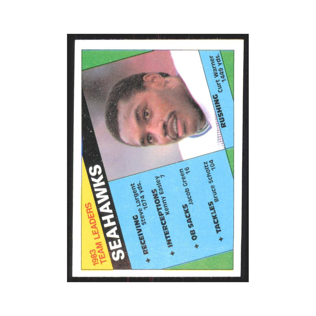 1984 Topps Curt Warner Seahawks #188