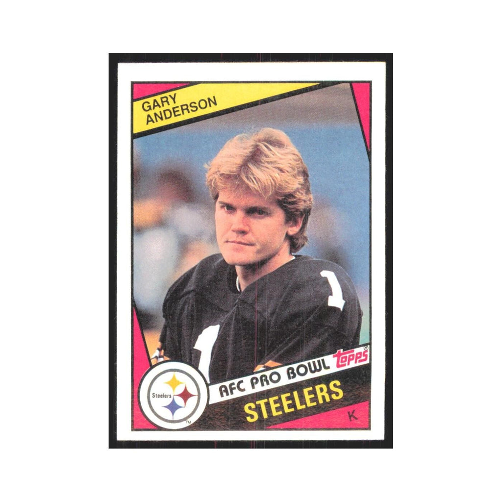 1984 Topps Gary Anderson Steelers #161