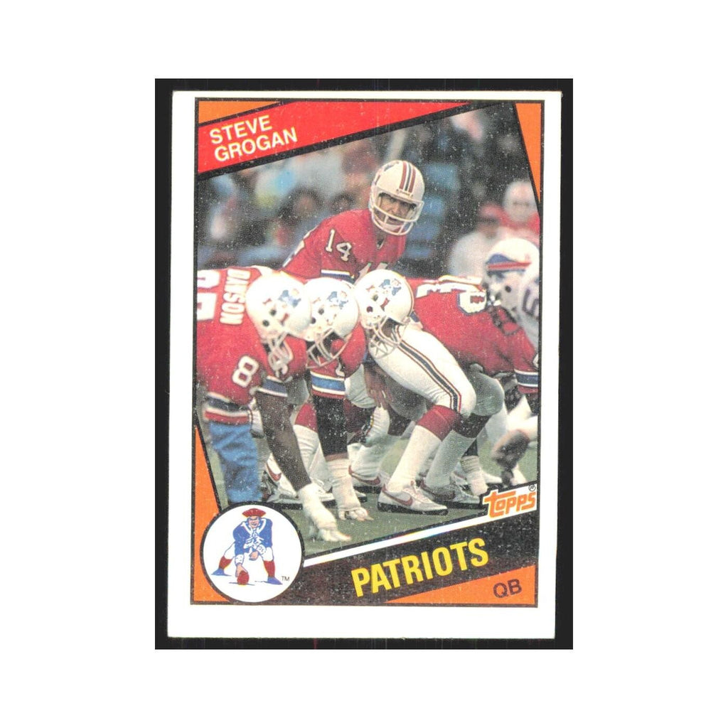 1984 Topps Steve Grogan Patriots #136