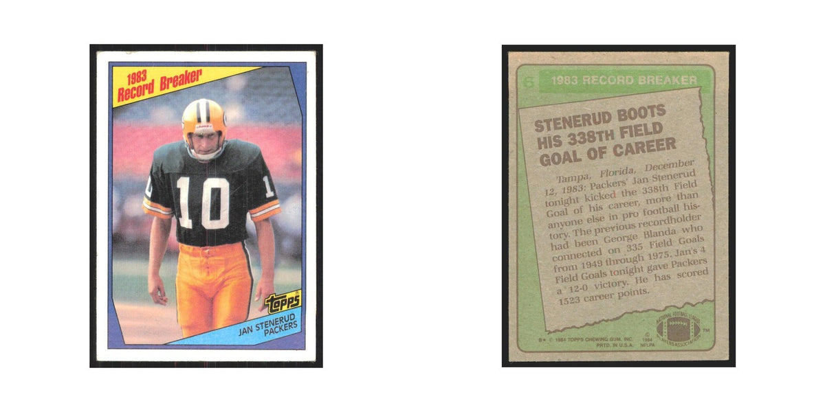 1984 Topps Jan Stenerud Packers #6