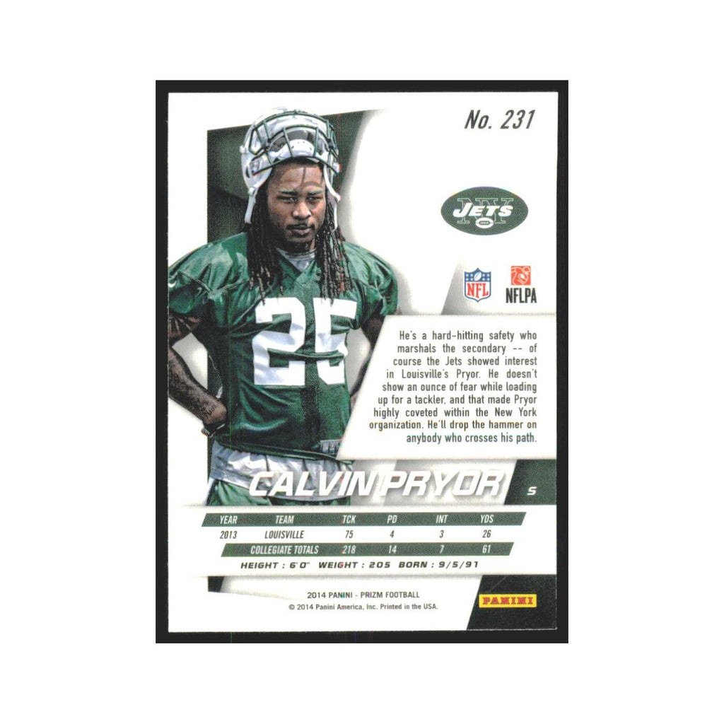 2014 Panini Prizm Calvin Pryor RC Jets #231