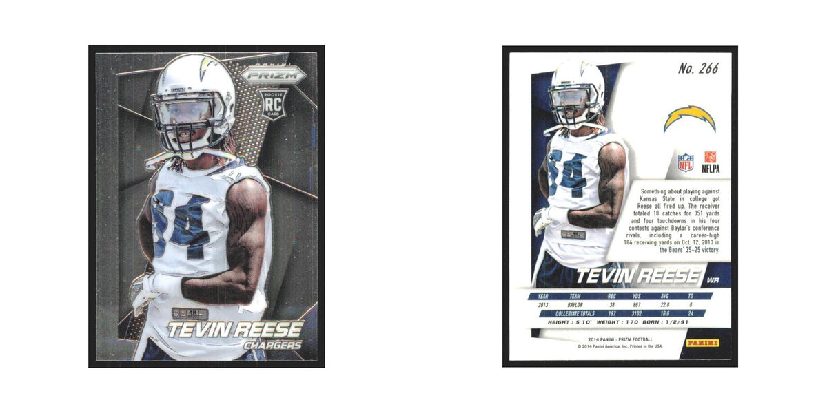 2014 Panini Prizm Tevin Reese RC San Diego Chargers #266