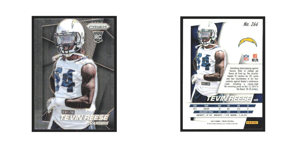 2014 Panini Prizm Tevin Reese RC San Diego Chargers #266