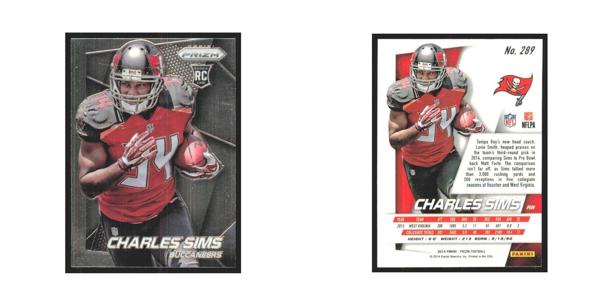 2014 Panini Prizm Charles Sims RC Buccaneers #289