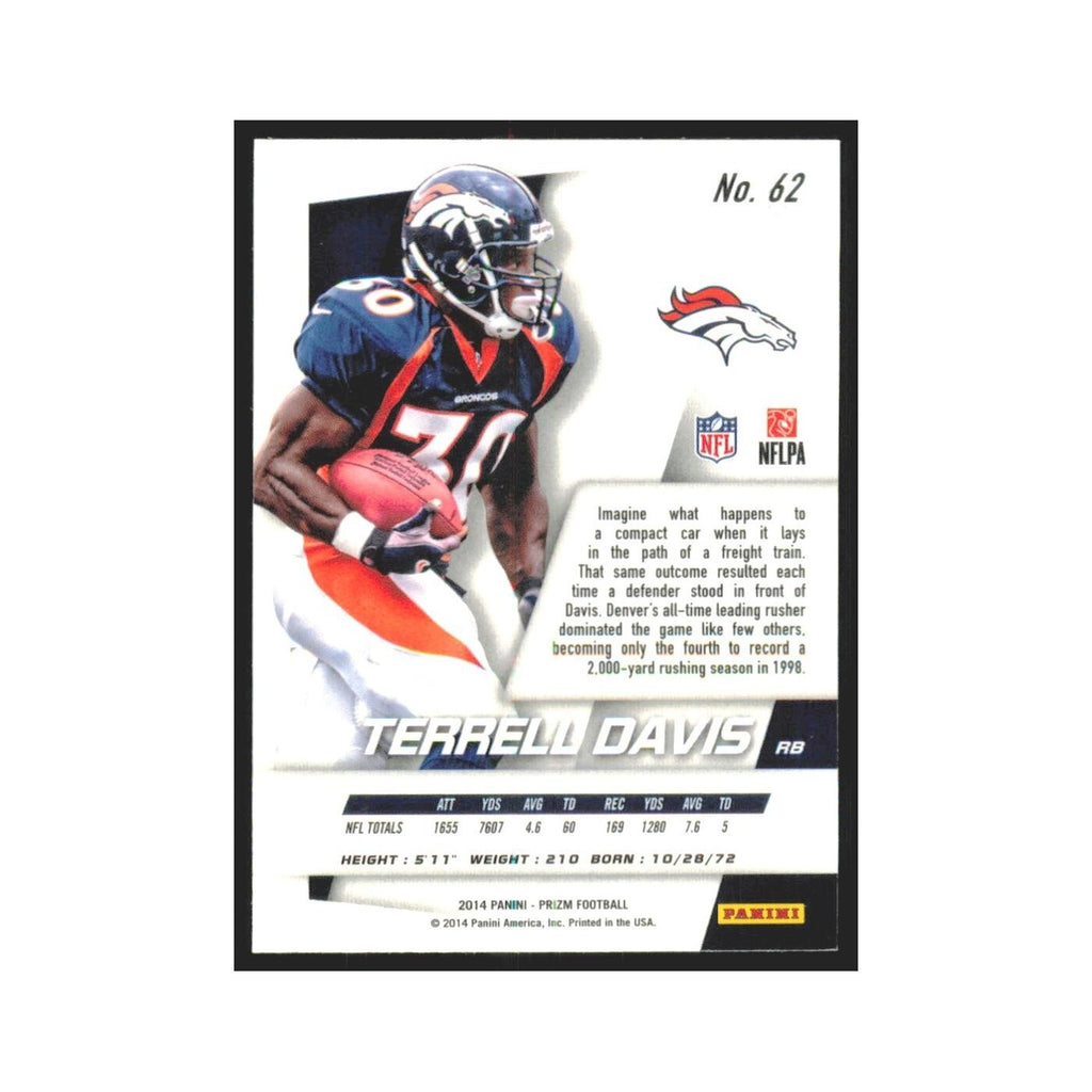 2014 Panini Prizm Terrell Davis Broncos #62