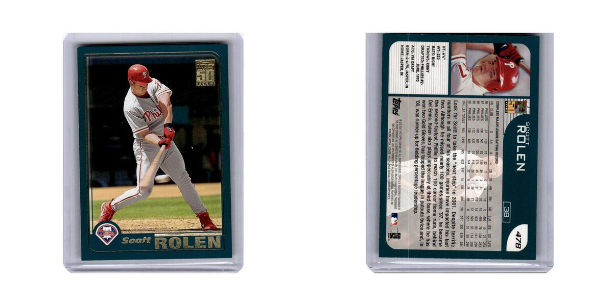 Scott Rolen 2001 Topps #478 Philadelphia Phillies Baseball Card NM