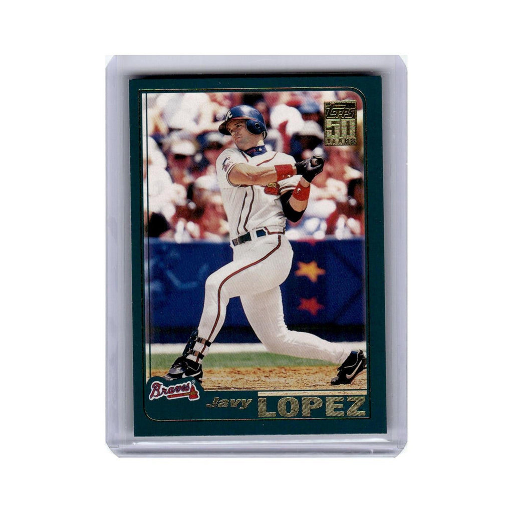 Javy Lopez 2001 Topps #583 Atlanta Braves Baseball Card NM