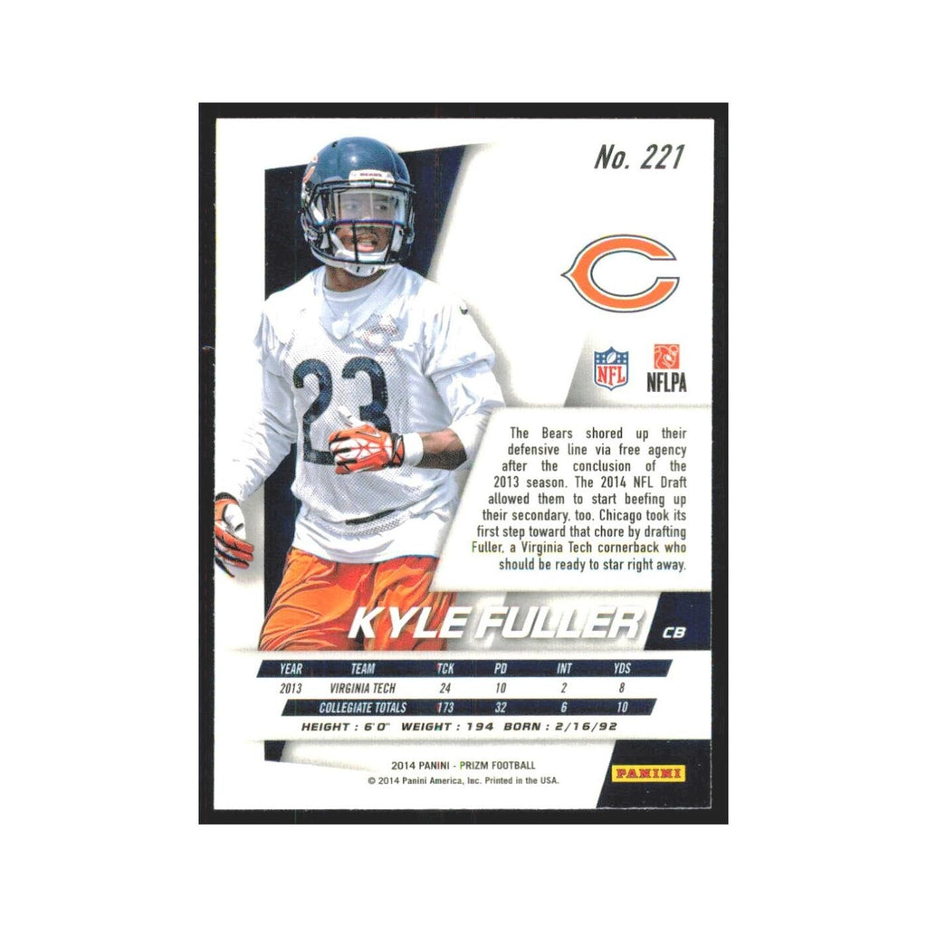2014 Panini Prizm Kyle Fuller RC Bears #221
