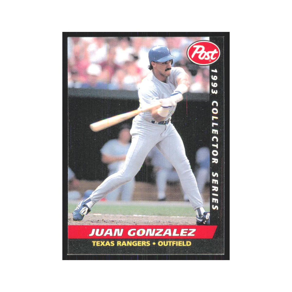 1993 Post Cereal Juan Gonzalez Rangers #23
