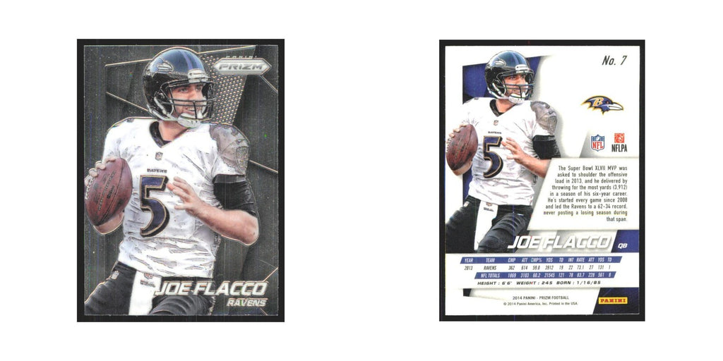 2014 Panini Prizm Joe Flacco Ravens #7