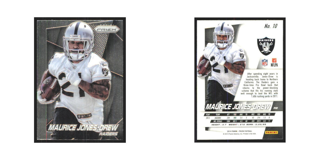 2014 Panini Prizm Maurice Jones-Drew Raiders #10