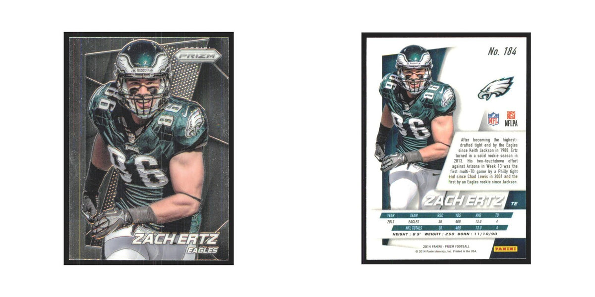 2014 Panini Prizm Zach Ertz Eagles #184