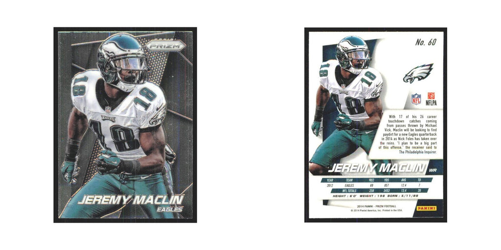 2014 Panini Prizm Jeremy Maclin Eagles #60