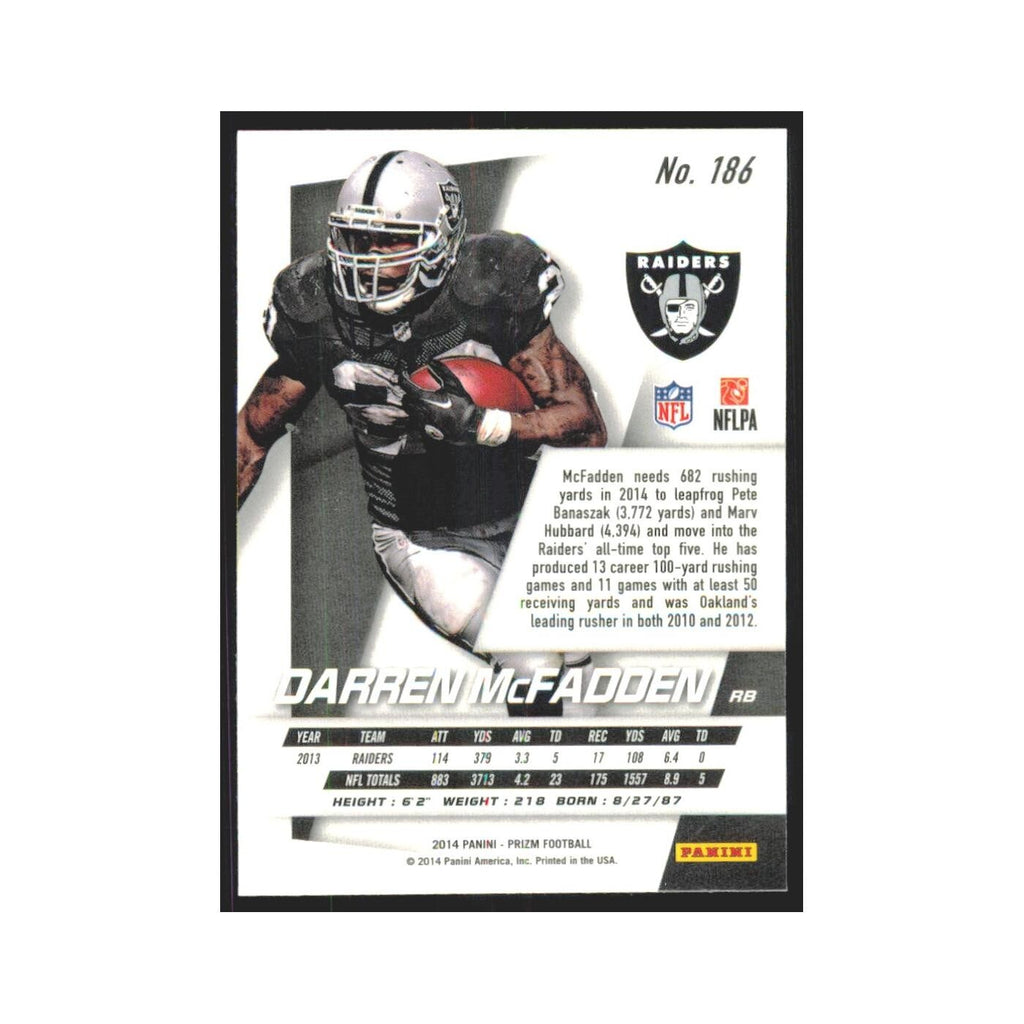 2014 Panini Prizm Darren McFadden Raiders #186