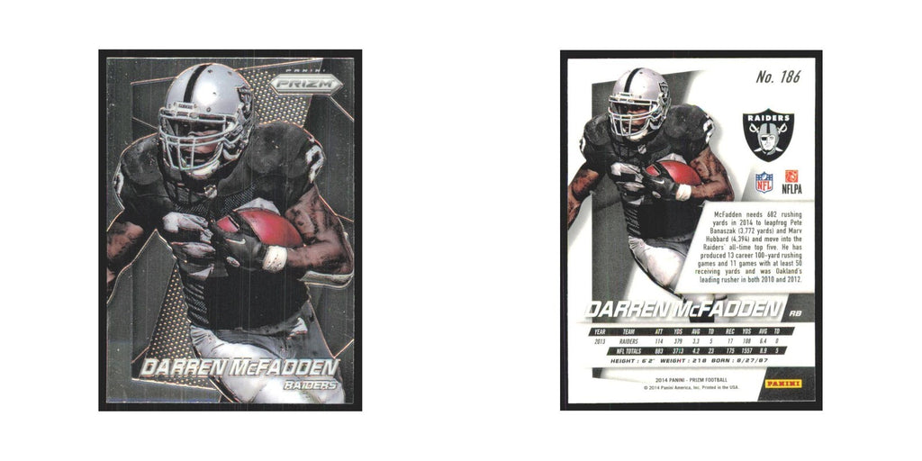 2014 Panini Prizm Darren McFadden Raiders #186