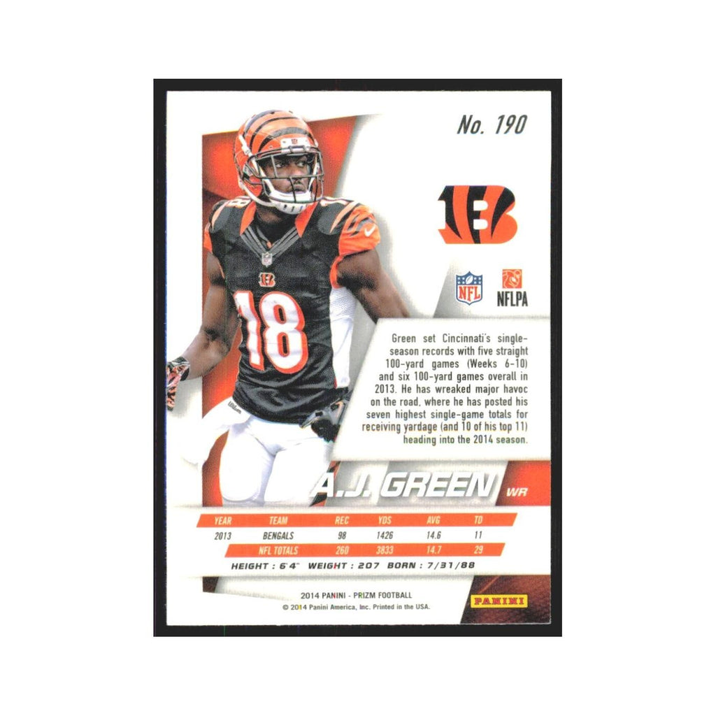 2014 Panini Prizm A.J. Green Bengals #190