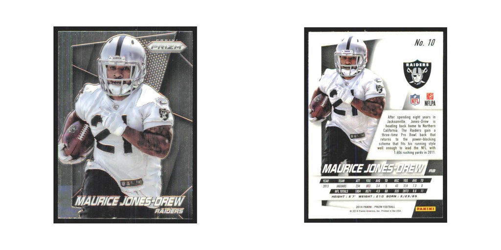 2014 Panini Prizm Maurice Jones-Drew Raiders #10