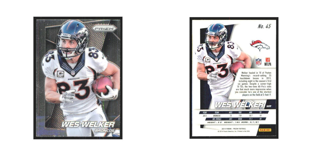 2014 Panini Prizm Wes Welker Broncos #45