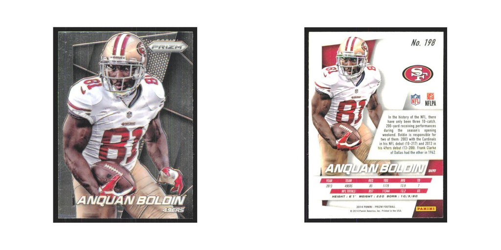 2014 Panini Prizm Anquan Boldin 49ers #198
