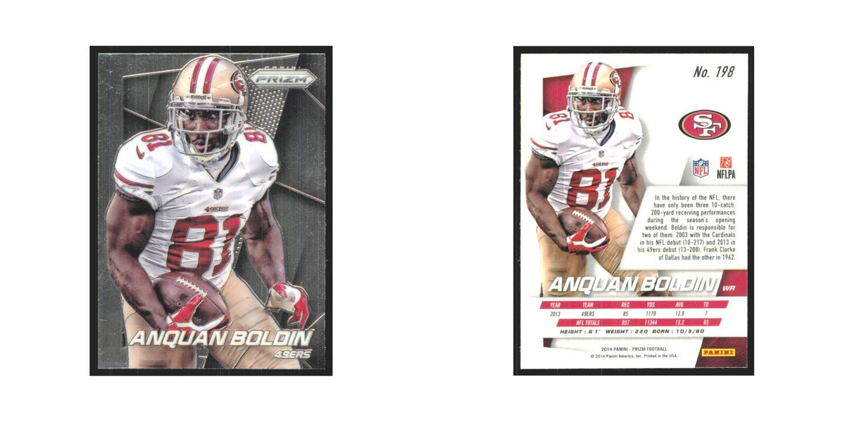 2014 Panini Prizm Anquan Boldin 49ers #198