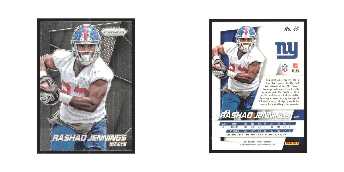 2014 Panini Prizm Rashad Jennings Giants #49