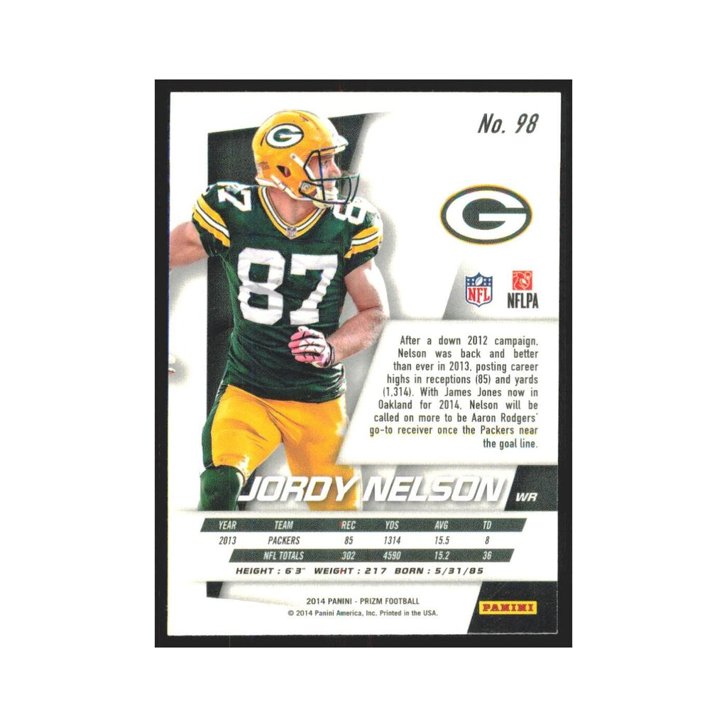 2014 Panini Prizm Jordy Nelson Packers #98